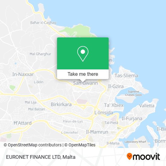 EURONET FINANCE LTD map