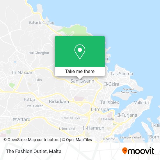 The Fashion Outlet map