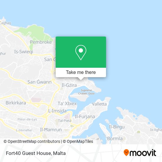 Fort40 Guest House map