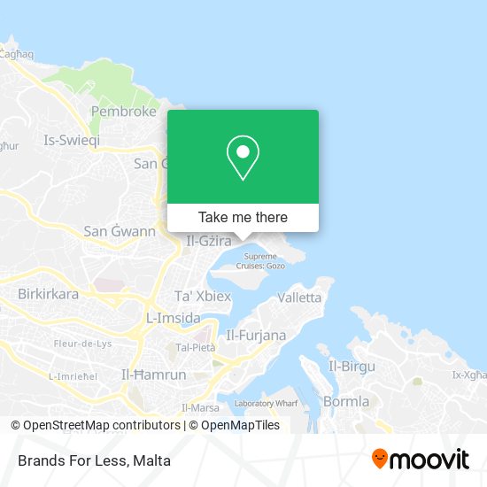 Brands For Less map