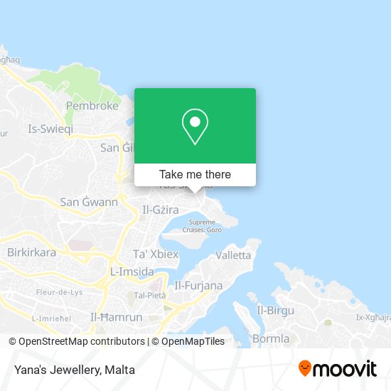 Yana's Jewellery map