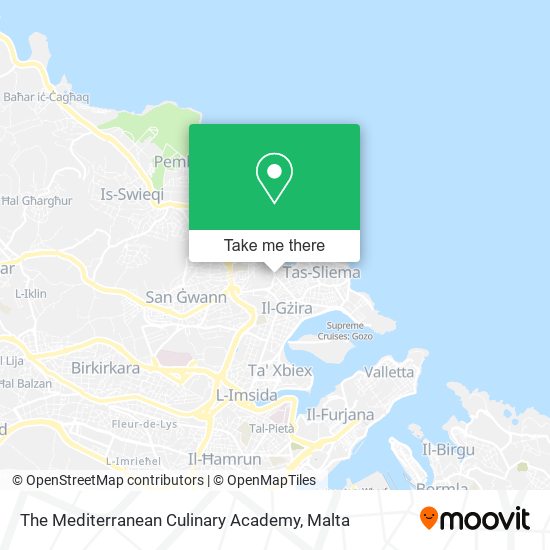 The Mediterranean Culinary Academy map