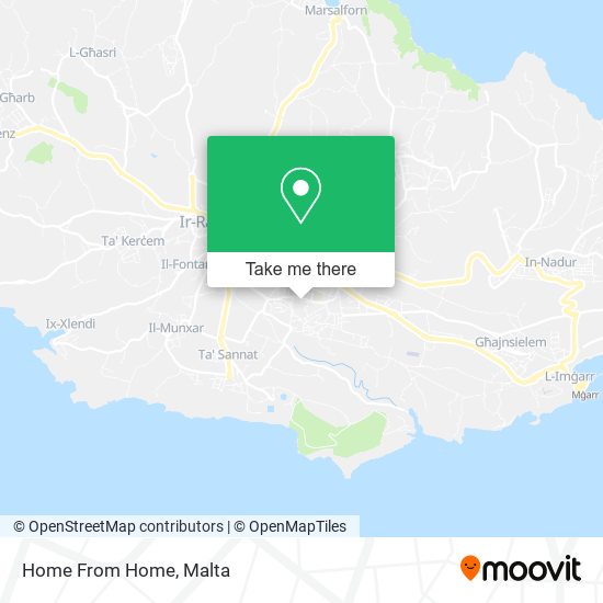 Home From Home map