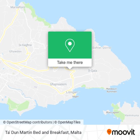 Ta' Dun Martin Bed and Breakfast map