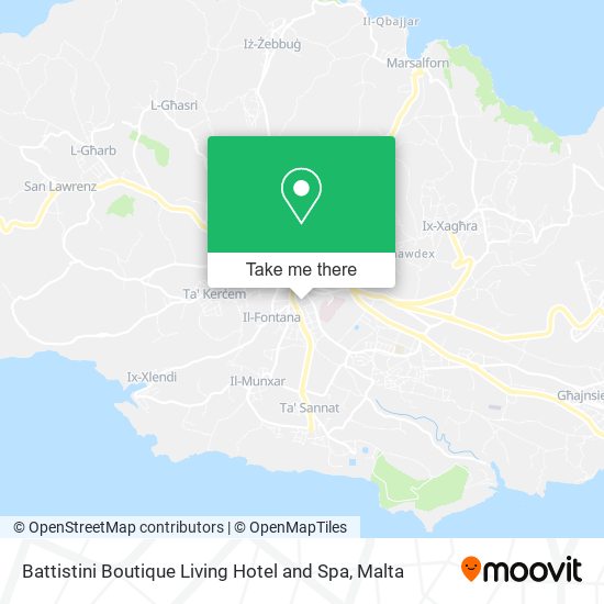 Battistini Boutique Living Hotel and Spa map