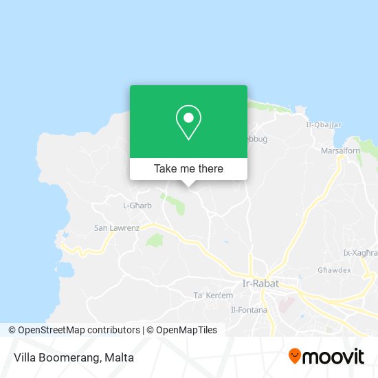Villa Boomerang map