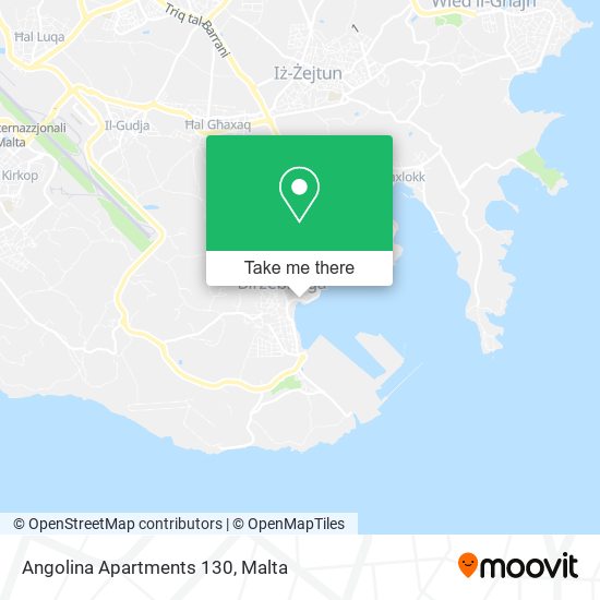 Angolina Apartments 130 map