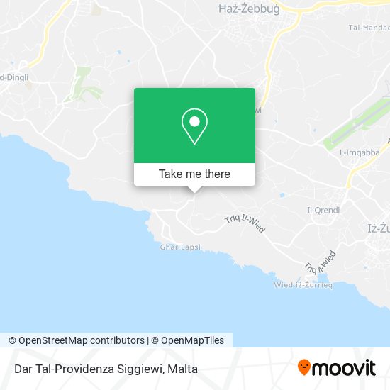 Dar Tal-Providenza Siggiewi map