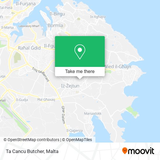 Ta Cancu Butcher map