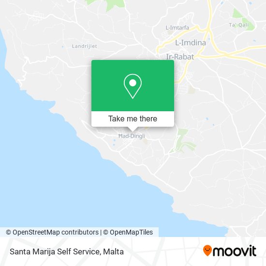 Santa Marija Self Service map