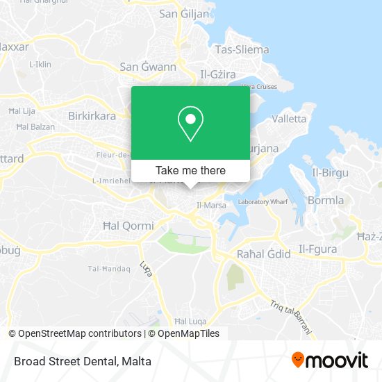 Broad Street Dental map
