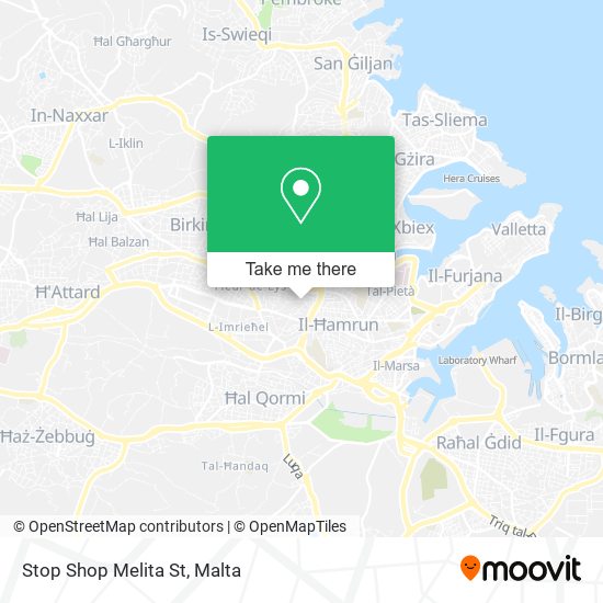 Stop Shop Melita St map
