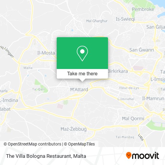 The Villa Bologna Restaurant map