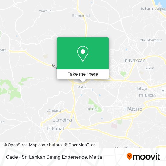Cade - Sri Lankan Dining Experience map