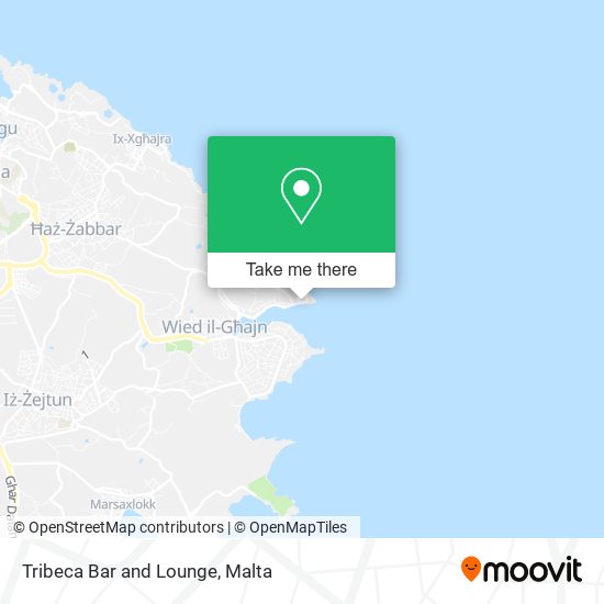 Tribeca Bar and Lounge map