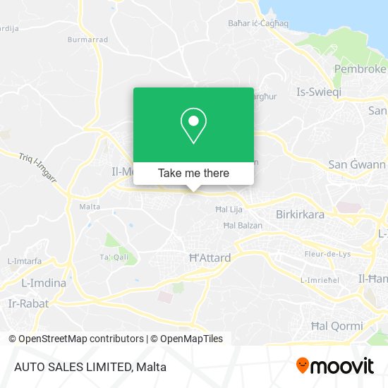 AUTO SALES LIMITED map