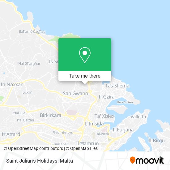 Saint Julian's Holidays map