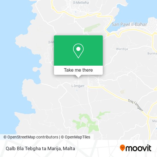 Qalb Bla Tebgha ta Marija map