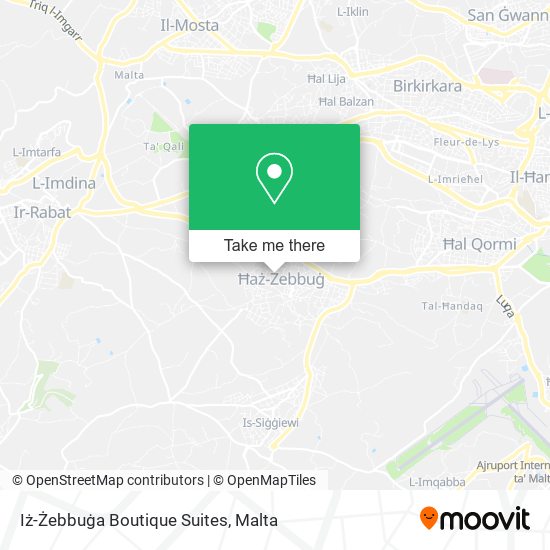 Iż-Żebbuġa Boutique Suites map
