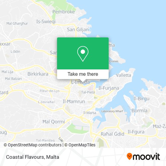 Coastal Flavours map