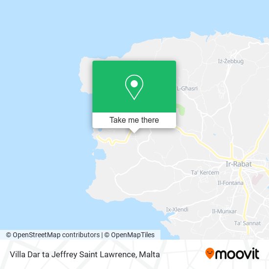 Villa Dar ta Jeffrey Saint Lawrence map