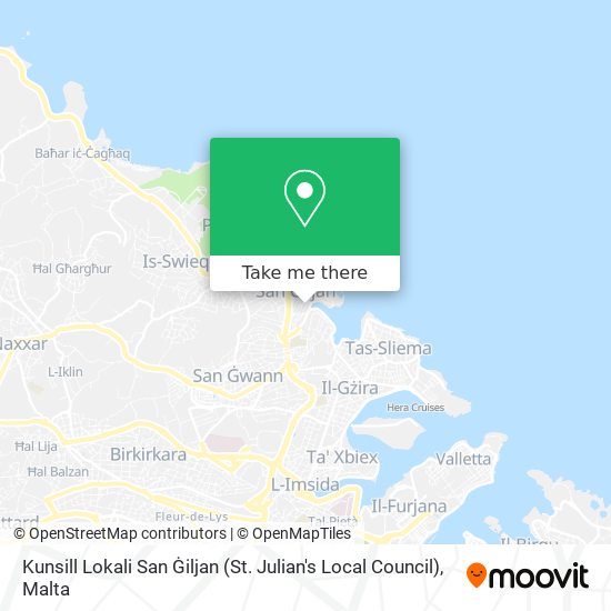 Kunsill Lokali San Ġiljan (St. Julian's Local Council) map