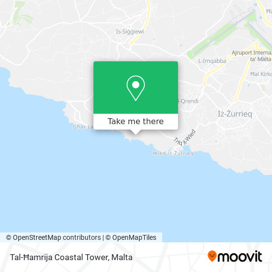 Tal-Ħamrija Coastal Tower map