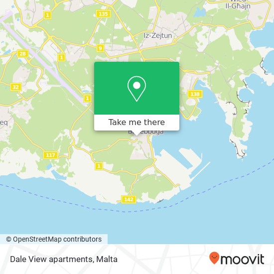 Dale View apartments map