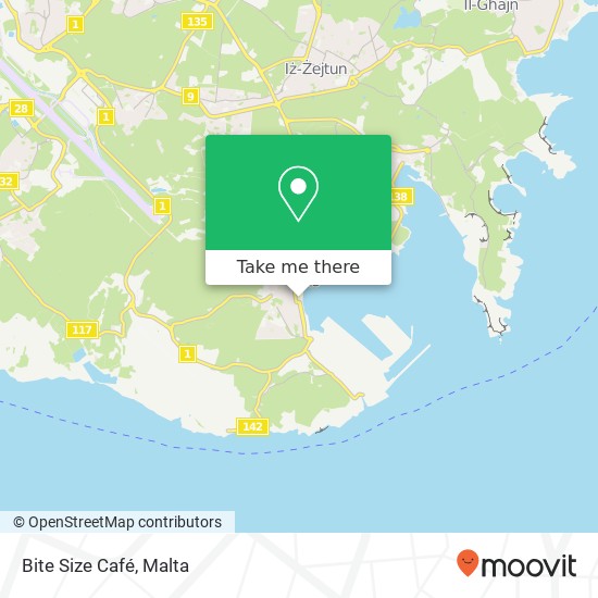 Bite Size Café map
