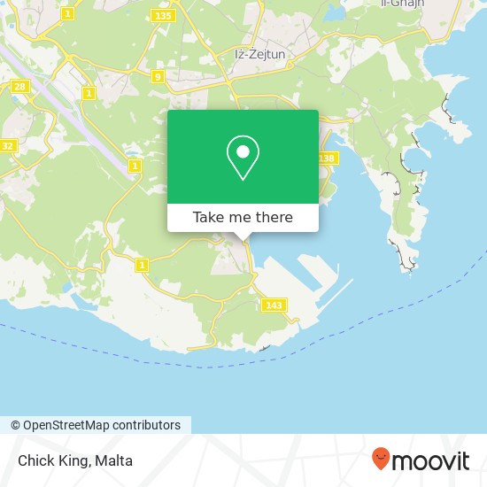 Chick King map