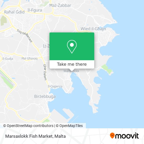 Marsaxlokk Fish Market map