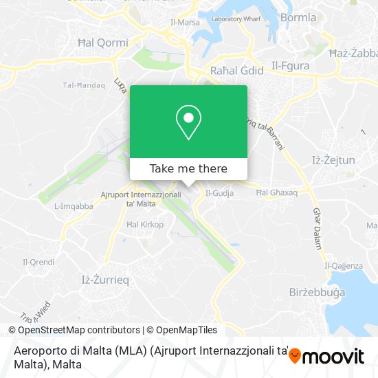Aeroporto di Malta (MLA) (Ajruport Internazzjonali ta' Malta) map