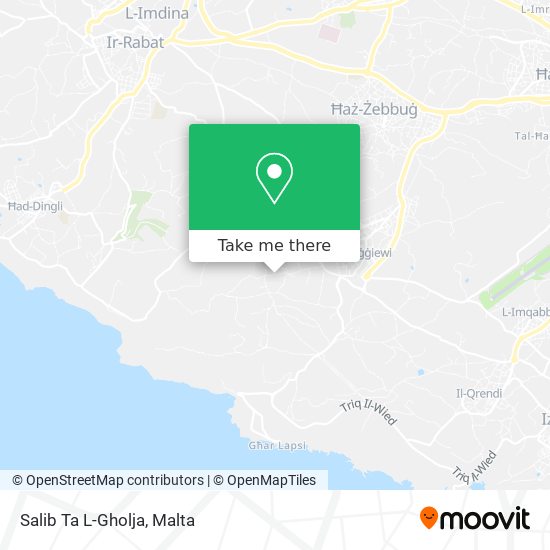 Salib Ta L-Gholja map