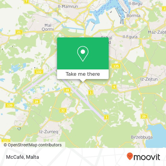 McCafé map