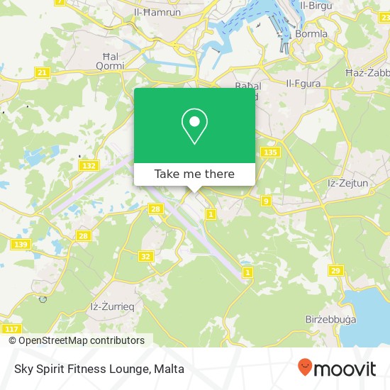 Sky Spirit Fitness Lounge map