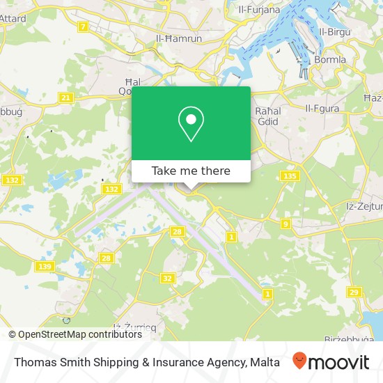Thomas Smith Shipping & Insurance Agency map