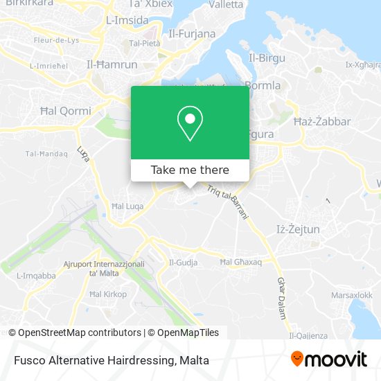 Fusco Alternative Hairdressing map