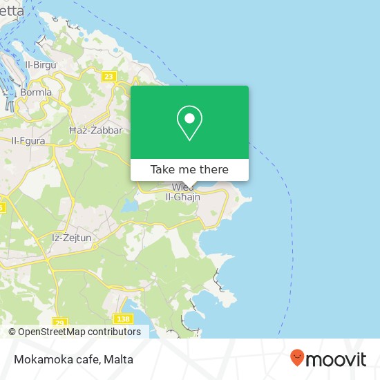 Mokamoka cafe map