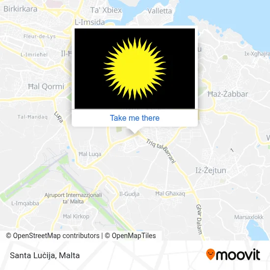 Santa Luċija map
