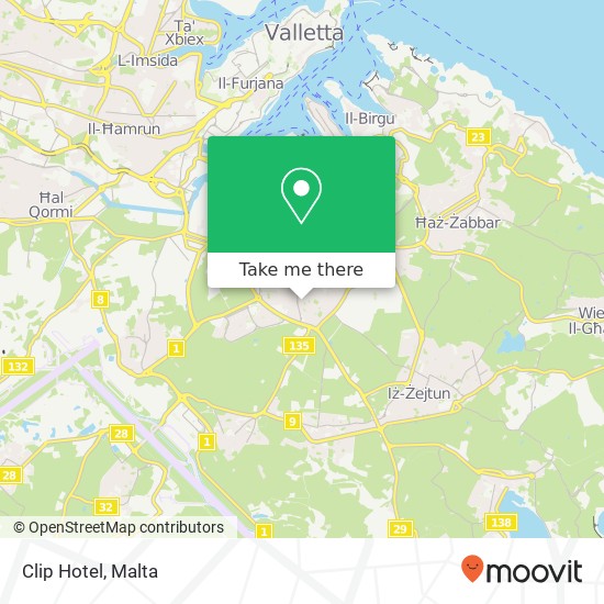 Clip Hotel map