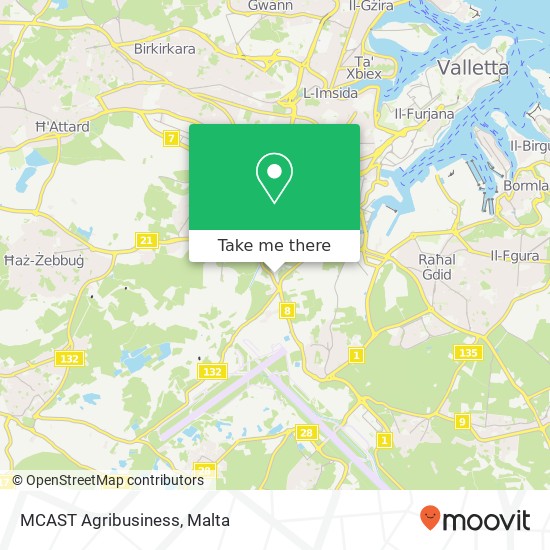 MCAST Agribusiness map