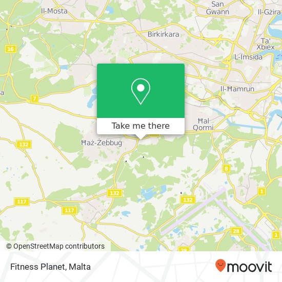 Fitness Planet map