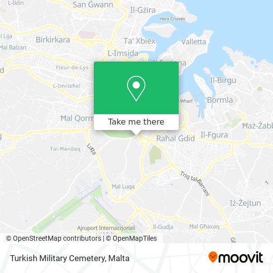 Turkish Military Cemetery map