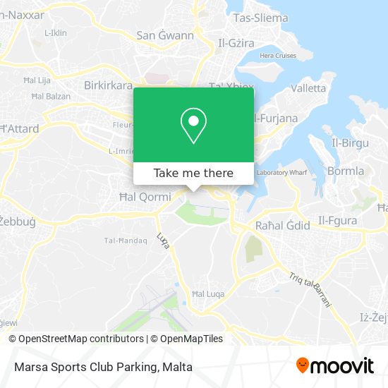 Marsa Sports Club Parking map