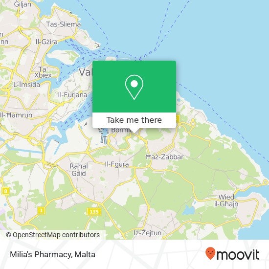 Milia's Pharmacy map