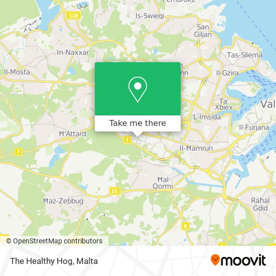 The Healthy Hog map