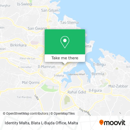 Identity Malta, Blata L-Bajda Office map
