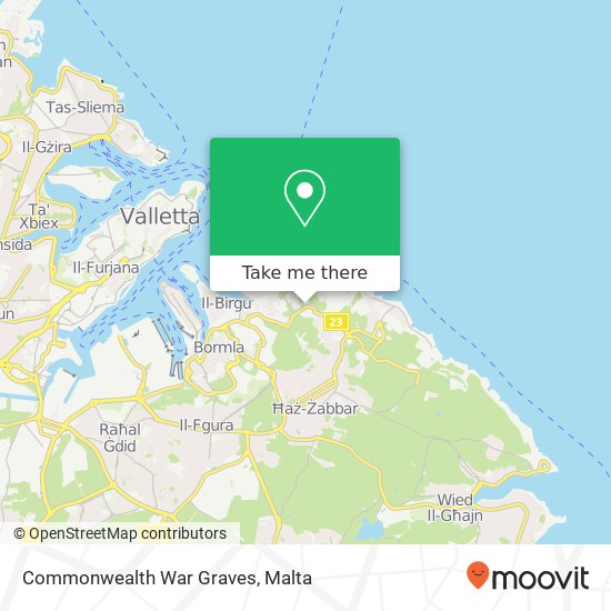 Commonwealth War Graves map