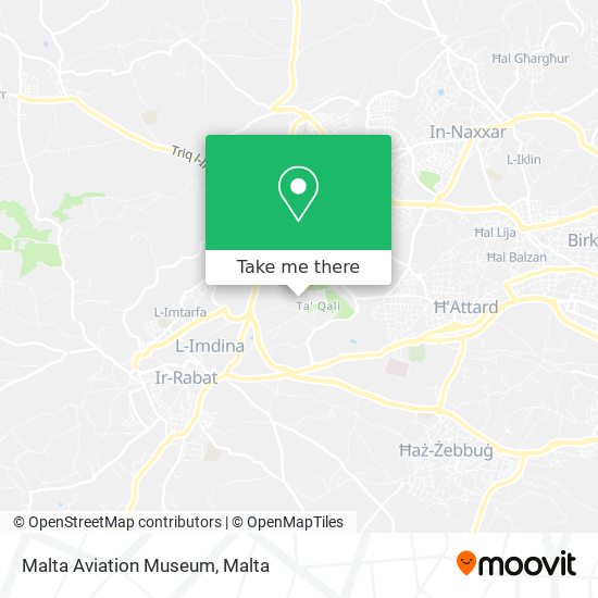 Malta Aviation Museum map