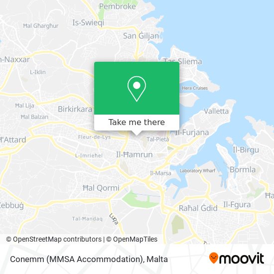 Conemm (MMSA Accommodation) map